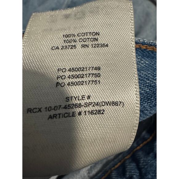 Denim Forum ’90s Carpenter Midi Pencil Skirt — Size 26 - Picture 7 of 7